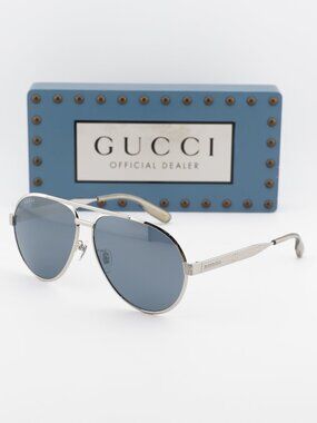 Gucci | Accessories | Authentic Gucci Grey Shield Unisex  display picture 1